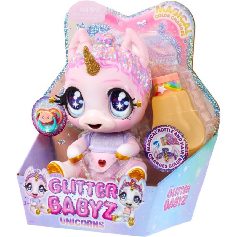 GLITTER BABYZ UNICORN ROSA