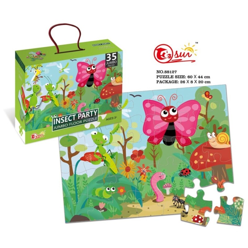 PUZZLE INSECTES 35 pzas