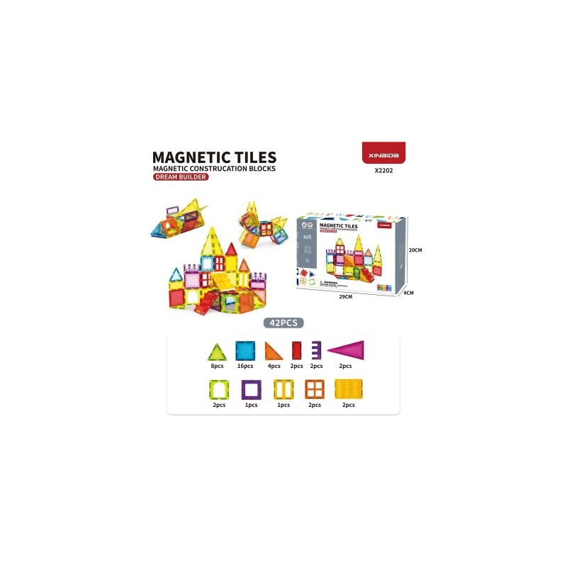 MAGNETIC BLOCS 42 pzas